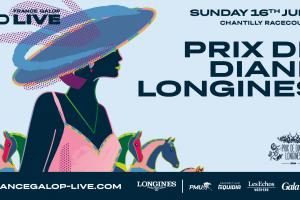Affiche publicitaire Prix de Diane Longines 2024